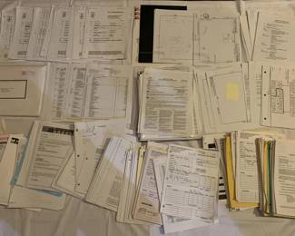 Lot # : 355f - Movie memorabilia documents from the films
