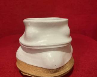 Lot # : 378v - Vintage signed stoneware vase
