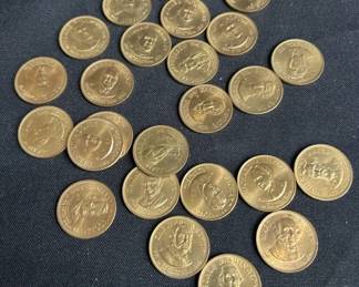 Lot # : 454 - Group of 26 President of the United States gold
