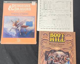 Lot # : 320 - 1980 Boot Hill & Dungeons and Dragons Master
