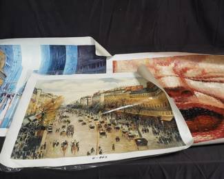 Lot # : 310 - Oil paintings without frame
