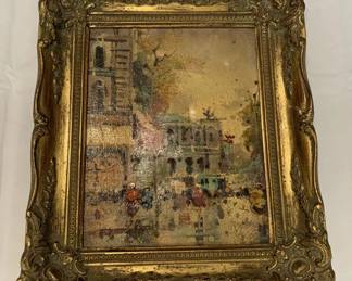 Lot # : 58f - Antonio DeVity (Italian, 1901-1993) oil painting
