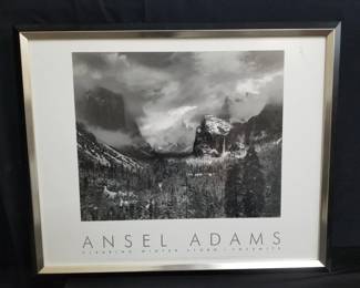 Lot # : 107 - Framed print of Ansel Adams' image,

