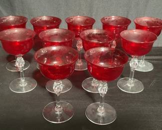 Lot # : 344 - Group of stemware
