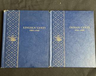Lot # : 527 - Lincoln and Indian cents albums
