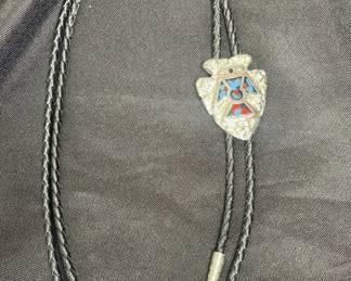Lot # : 399v - Native American bolo tie
