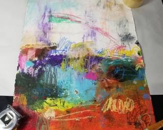 Lot # : 473 - Abstract painting
