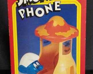 Lot # : 503 - Vintage Smurf phone
