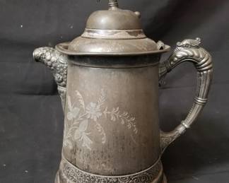 Lot # : 96 - Antique quadruple plate pitcher
