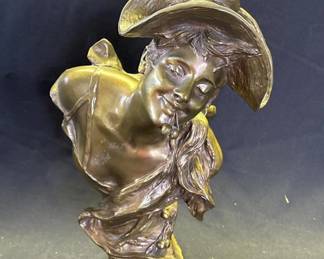 Lot # : 488z - Vintage signed Georges Van Der bronze sculpture
