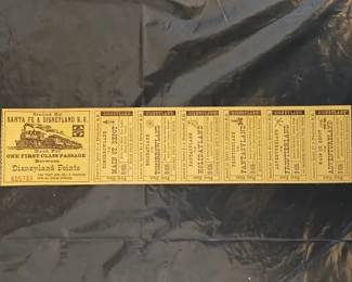 Lot # : 68j - Vintage 1950s era Santa Fe & Disneyland R.R.
