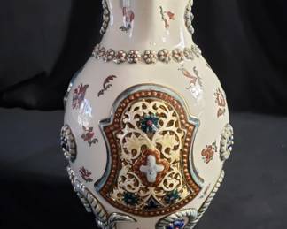 Lot # : 423 - Antique Fischer J. (Budapest) pottery pitcher
