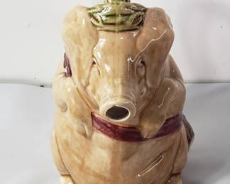 Lot # : 347 - Frie Onnaing pig pitcher made in France
