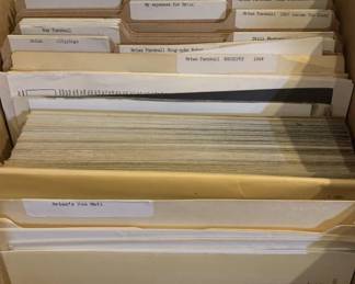 Lot # : 373f - Hollywood actor ephemera (box)
