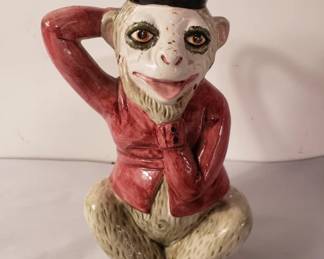 Lot # : 348 - Vintage Mottahedeh monkey pitcher
