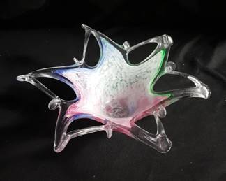 Lot # : 125 - Murano-style art glass bowl
