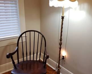Antique Windsor rocking chair