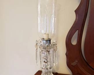 One of two matching crystal lusters