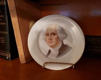 This Washington plate was made in Bavaria