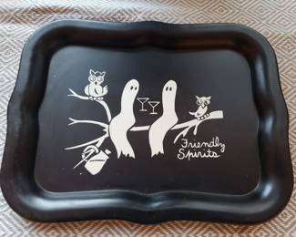 1950s Halloween tray