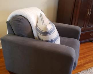 This is the blue chair that matches the sofa