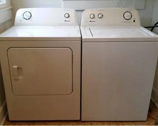 Amana washer and dryer