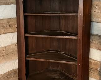 Small Open Corner Cupboard