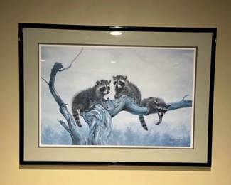 Charles Fracé signed and numbered print "Out on a Limb"