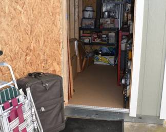 Back Patio/Storage Shed Overview