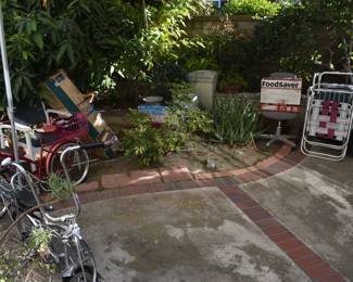 Back Patio/Storage Shed Overview