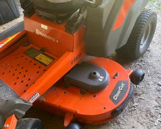 #3 - $2,300 - Husqvarna mower & leaf catcher - 4 years old - serviced yearly. 