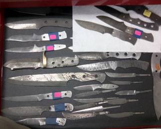 Knife blades to make knifes 