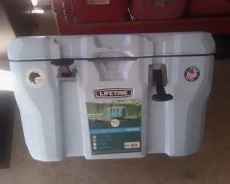 #25 - $50 Lifetime cooler 55 Qrt cooler