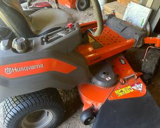 #3 - $2,300 - Husqvarna mower & leaf catcher - 4 years old - serviced yearly. 