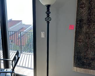 #14 - $70.00  - Tall lamp 71H x 14 - 3 available