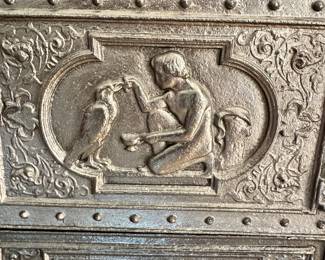 #7 - $190.00 German cast iron postal door 29H x 14W 