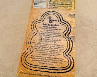 #35 - $40.00  -  Sheep skin 31H x 19W / 30H x 22W - 2 available