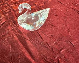 #101 - $12.00  -  Swarovski crystal swan