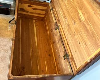 #60 - $ 250.00 -  Cedar chest made in Iowa 22 1/2H x 46L x 20D