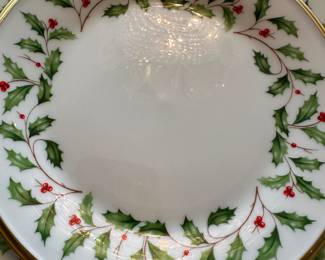 #84 - $250.00 - Lenox Holiday China service for 8 - (5 place setting )