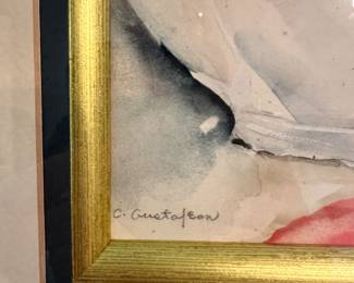 #20 - $50.00  -  Original painting of Tulips - signed - 24 x 20