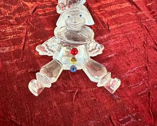 #102 - $28.00  -  Swarovski small clown sitting down