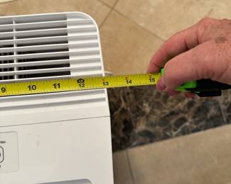 #107 - $50.00  -  Hisense dehumidifier 20H x 13W x8 1/2D