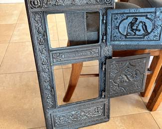 #7 - $190.00 German cast iron postal door 29H x 14W 