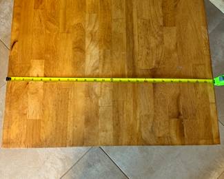 #136 - $60.00 - Butcher block 24 x 24