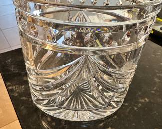 #77 - $30.00  -  Waterford Irish Crystal oval vase 6H x 6W x 4D