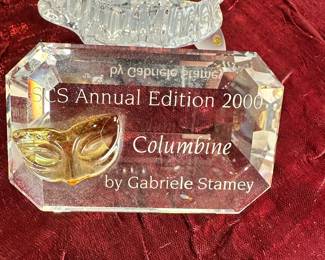 #97 - $36.00  -  Swarovski princess SCS Annual edition 2000 Columbine