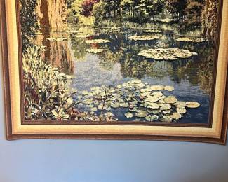 #50 - $220.00  -  Money garden Wall tapestry made in Belgium 48 x 64