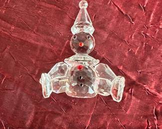 #103 - $24.00  -  Swarovski clown puppet sitting down