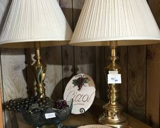 Nice brass lamps